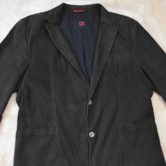 Club of Gents Dark Brown Cotton Casual Blazer Jacket Men’s Size Large - Picture 5 of 16